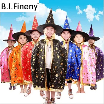 Boy Girl Kids Children Witch Wizard Cloak Cosplay Costume Day New Year Halloween Gown Robe Enchanter Stars 8 Fancy
Boy Girl Kids Children Witch Wizard Cloak Cosplay Costume Day New Year Halloween Gown Robe Enchanter Stars 8 Fancy