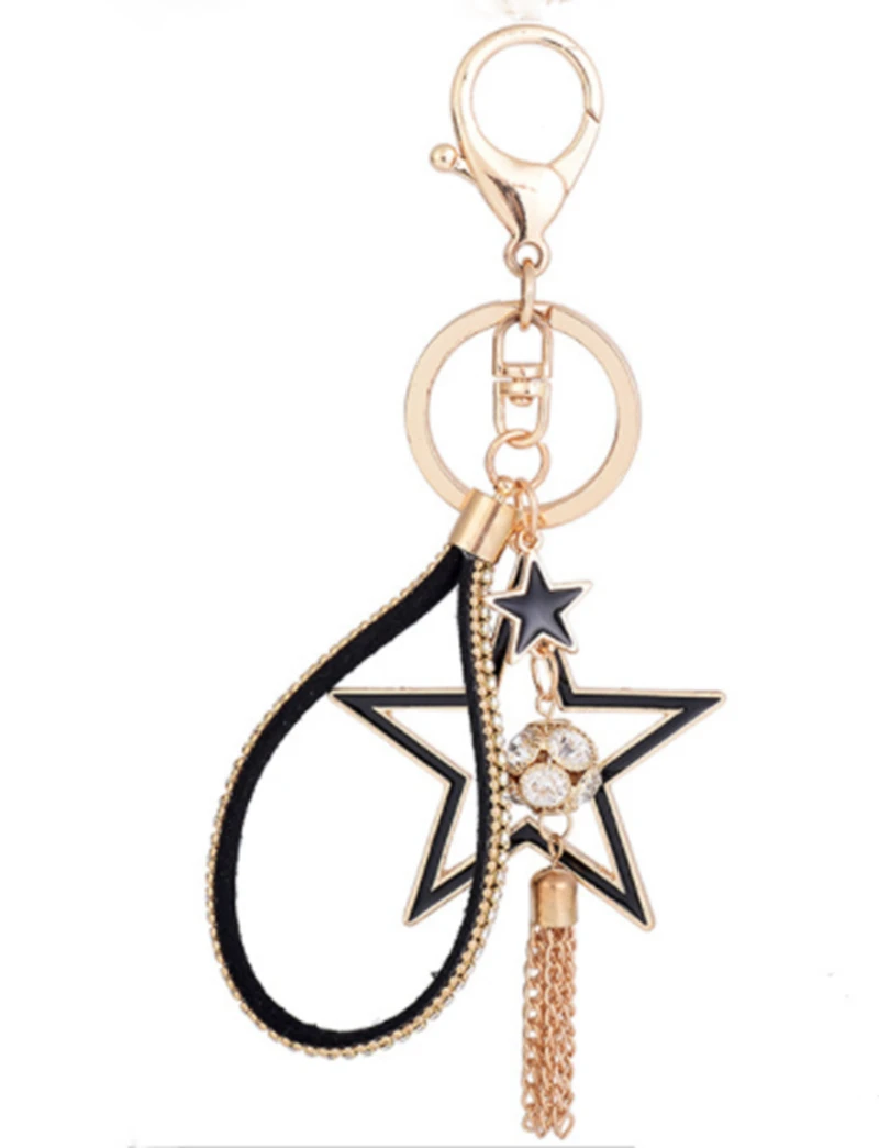 crystal star key ring Hollow star with chain tassel pendant flashing handbag keychain Kc97014
crystal star key ring Hollow star with chain tassel pendant flashing handbag keychain Kc97014