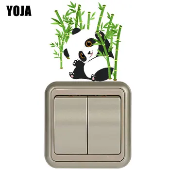 YOJA Smiling Panda Decor Switch Living Room Bedroom Wall Sticker Personalized Colored 8SS1288
YOJA Smiling Panda Decor Switch Living Room Bedroom Wall Sticker Personalized Colored 8SS1288