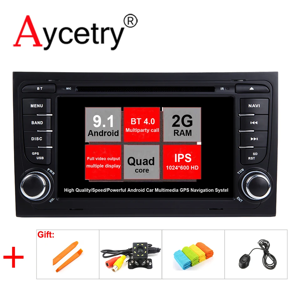 DSP IPS 2 din Android 9.0 Car multimedia dvd player GPS Navigation autoradio For Audi/A4/S4 2002-2008 CAR radio stereo FM OBD2
DSP IPS 2 din Android 9.0 Car multimedia dvd player GPS Navigation autoradio For Audi/A4/S4 2002-2008 CAR radio stereo FM OBD2