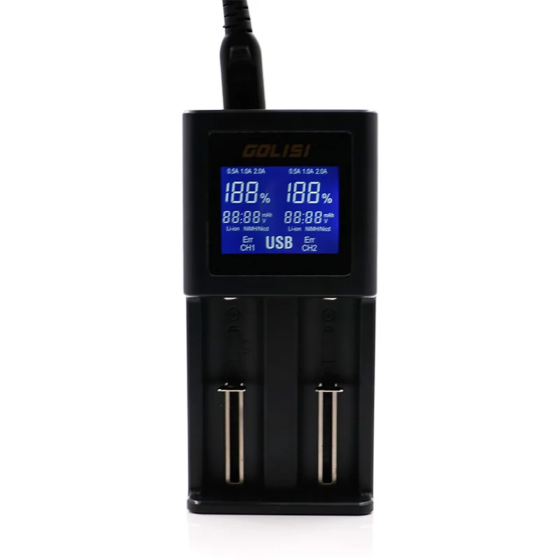 Original GOLISI S2 Smart Battery Charger with large LCD screen Power bank funcation Vs GOLISI O2
Original GOLISI S2 Smart Battery Charger with large LCD screen Power bank funcation Vs GOLISI O2
