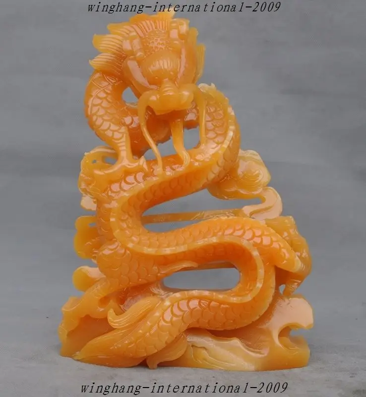 Crafts statue Chinese Fengshui 100% Natural Yellow Jade Hand-Carved Dragon Auspicious Statue halloween 
Crafts statue Chinese Fengshui 100% Natural Yellow Jade Hand-Carved Dragon Auspicious Statue halloween