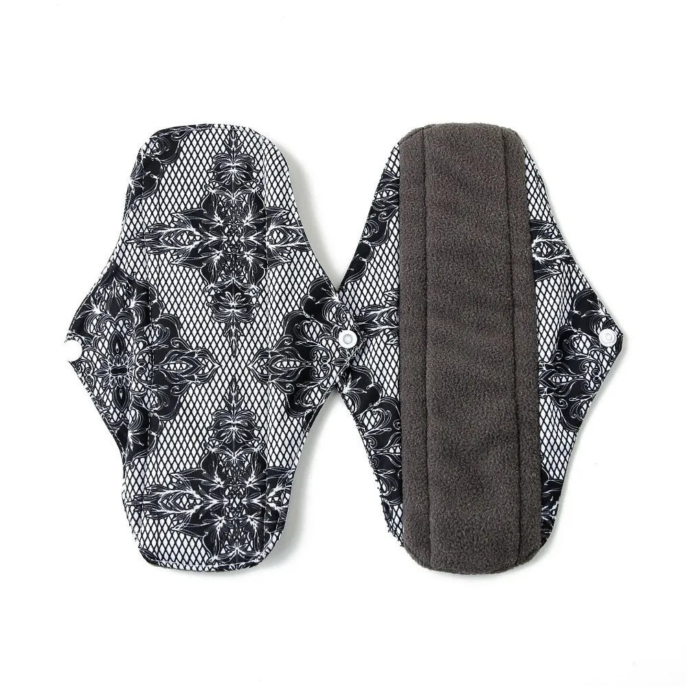 2019 bamboo charcoal fleece inner cloth menstrual pads for regular flow, women reusable napkin pads 15
2019 bamboo charcoal fleece inner cloth menstrual pads for regular flow, women reusable napkin pads 15