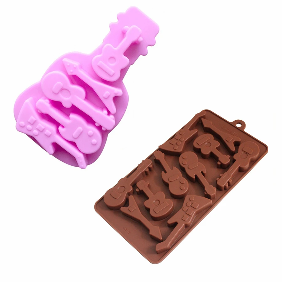 1 Pc Guitar Music Silicone Chocolate Mold Cake Cupcake Mould Baking Tray Bakeware Cookie Fondant Non-stick Ice Cube
1 Pc Guitar Music Silicone Chocolate Mold Cake Cupcake Mould Baking Tray Bakeware Cookie Fondant Non-stick Ice Cube