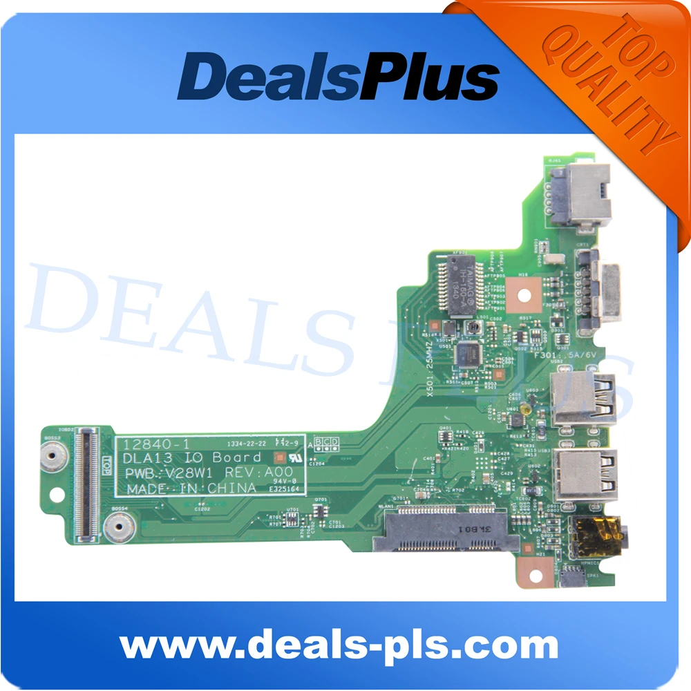 New Replacement USB Audio Network Port VGA IO Board For Dell Latitude 3330 V28W1 DLA13 12840-1
New Replacement USB Audio Network Port VGA IO Board For Dell Latitude 3330 V28W1 DLA13 12840-1