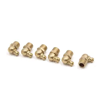 Uxcell 6 Pcs Brass M10 x 1mm Thread 90 Degree Angle Grease Zerk Nipple Fitting for Car
Uxcell 6 Pcs Brass M10 x 1mm Thread 90 Degree Angle Grease Zerk Nipple Fitting for Car
