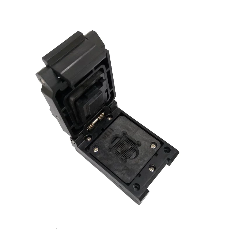 VFBGA63 BGA63 Burn in Socket Test Socket Pin Pitch 0.8mm IC Body Size 9x11mm Programmer Adapter Burning Socket
VFBGA63 BGA63 Burn in Socket Test Socket Pin Pitch 0.8mm IC Body Size 9x11mm Programmer Adapter Burning Socket