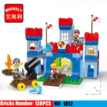 138pcs Big Blocks Solder Attack the castle Large particles Building Blocks Bricks Educational Baby City Toys Duploe
138pcs Big Blocks Solder Attack the castle Large particles Building Blocks Bricks Educational Baby City Toys Duploe