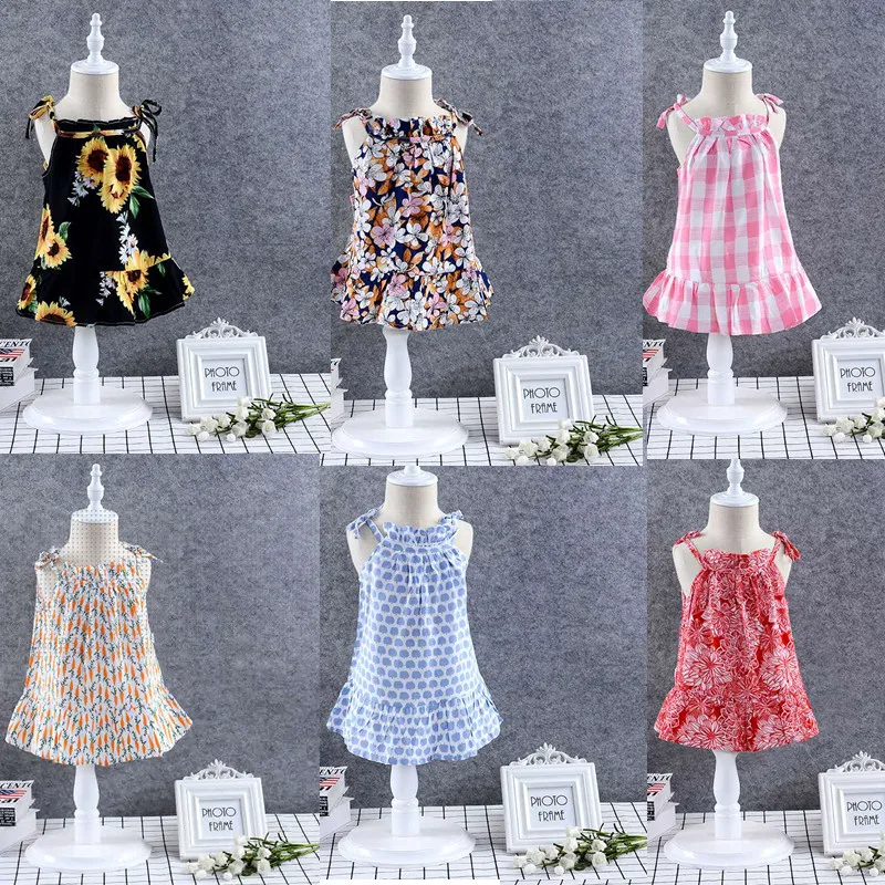 Kids Girls Sling Dresses 2 3 4 5 Years Summer Fashion Children Clothings for Girl Toddler Cotton baby girl dress kids clothes
Kids Girls Sling Dresses 2 3 4 5 Years Summer Fashion Children Clothings for Girl Toddler Cotton baby girl dress kids clothes