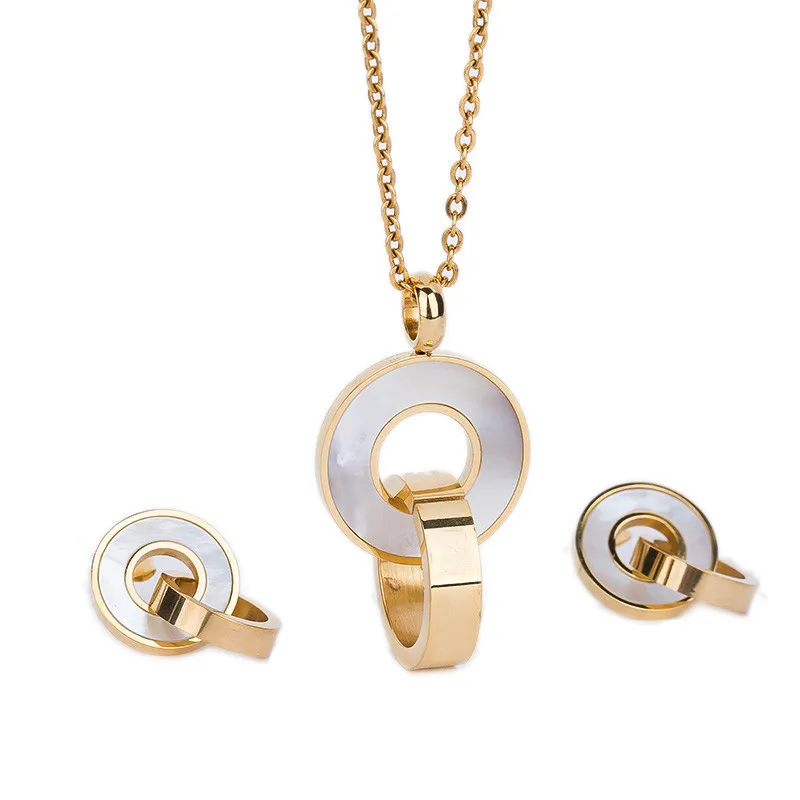 MONLA Fashion Gold Color Stainless Steel Shell Pendant Necklace Suit Accessory For Women Wedding Party
MONLA Fashion Gold Color Stainless Steel Shell Pendant Necklace Suit Accessory For Women Wedding Party