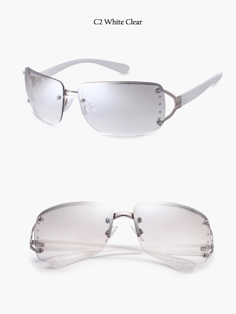 2018 New Rimless Diamond Sunglasses (10)
