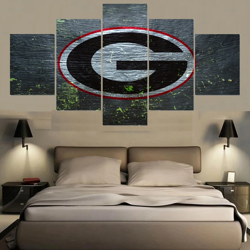 5 Panels New Canvas Painting Calligraphy Georgia Bulldogs Sport Ball Team Poster Wall Art Paintings Modern Home Decor Picture
5 Panels New Canvas Painting Calligraphy Georgia Bulldogs Sport Ball Team Poster Wall Art Paintings Modern Home Decor Picture