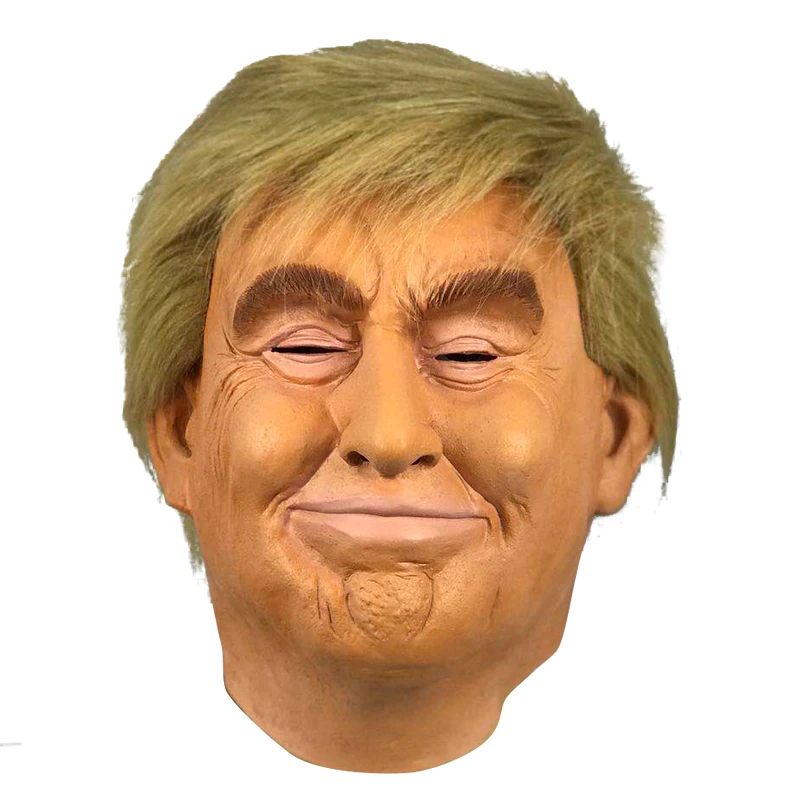 Realistic Celebrity Halloween Costume President Latex New Donald Trump Mask With Hair Free Shipping
Realistic Celebrity Halloween Costume President Latex New Donald Trump Mask With Hair Free Shipping