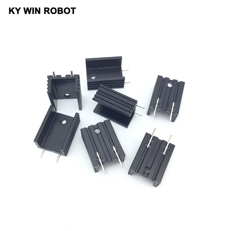 5pcs Free Shipping Aluminium TO-220 Heatsink TO 220 Heat Sink Transistor Radiator TO220 Cooler Cooling 15*10*20MM With 2Pin
5pcs Free Shipping Aluminium TO-220 Heatsink TO 220 Heat Sink Transistor Radiator TO220 Cooler Cooling 15*10*20MM With 2Pin