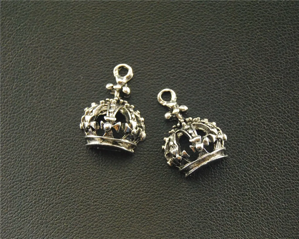 8pcs Antique Sliver Crown Charm Fit Bracelets Necklance DIY Metal Jewelry Making 12x18mm A1535
8pcs Antique Sliver Crown Charm Fit Bracelets Necklance DIY Metal Jewelry Making 12x18mm A1535