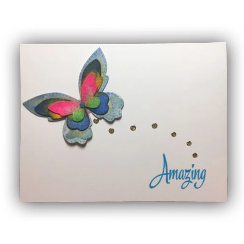 

Butterfly Carbon steel Cutting Dies Stencil Craft for DIY Creative Scrapbook Cut Stamps Dies Embossing Paper Hand Craft