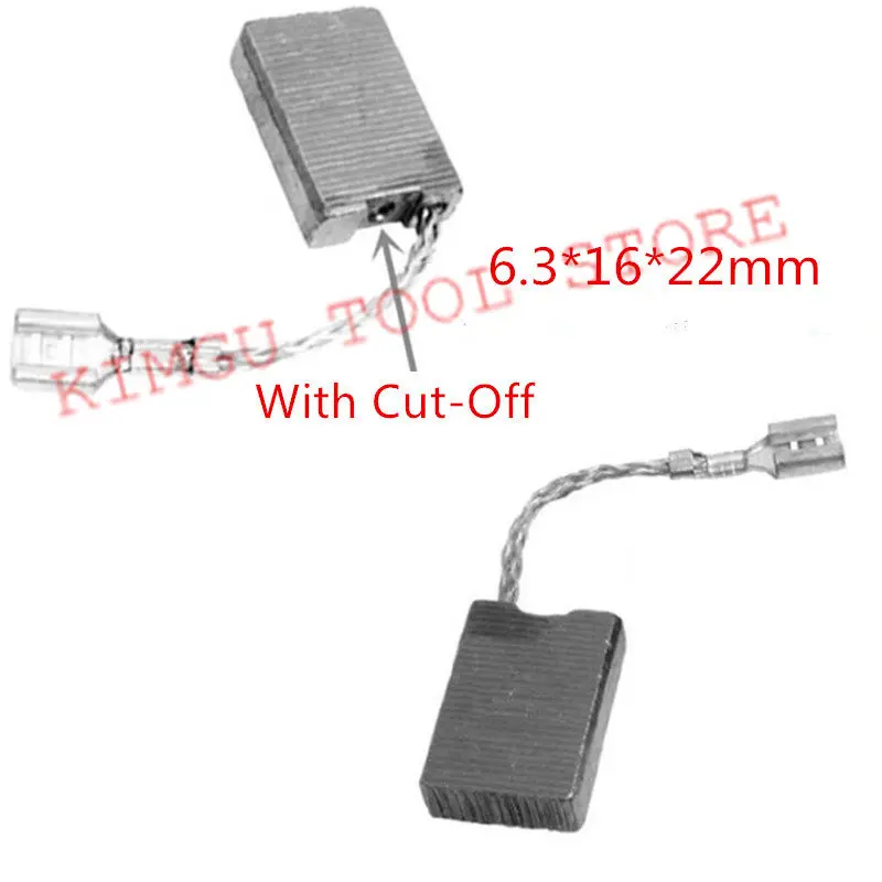 5 Pairs Replacement 23mm x 16mm x 6mm Carbon Brushes for Bosch 180 Bosch 230 E64 Angle Grinder Tool Accessories
5 Pairs Replacement 23mm x 16mm x 6mm Carbon Brushes for Bosch 180 Bosch 230 E64 Angle Grinder Tool Accessories