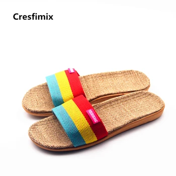 Cresfimix chinelos mulheres women cute soft & comfortable beach slippers lady casual outside street slippers fashion slides
Cresfimix chinelos mulheres women cute soft & comfortable beach slippers lady casual outside street slippers fashion slides