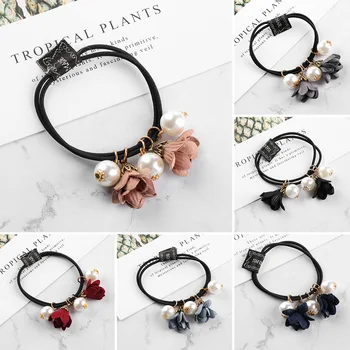 1PCs High Elastic Rose Flower Rope Simulated Pearls Hair Bands Stretch Hair Tie For Girls Ponytail Holder Hair Styling Scrunchy
1PCs High Elastic Rose Flower Rope Simulated Pearls Hair Bands Stretch Hair Tie For Girls Ponytail Holder Hair Styling Scrunchy