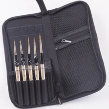 ArtSecret Genuine Kolinsky Hair Wooden Handle 5PC/Set Canvas Case Art Supplies Artist Paint Travel Nail Brush For Manicure 862
ArtSecret Genuine Kolinsky Hair Wooden Handle 5PC/Set Canvas Case Art Supplies Artist Paint Travel Nail Brush For Manicure 862