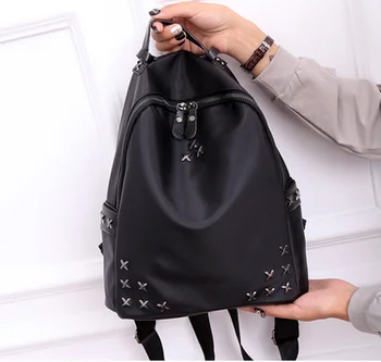 by dhl or ems 100pcs Backpack Bag Women Nylon Rivet Travel Backpack Woman Popular Double Shoulder Backpack Girl
by dhl or ems 100pcs Backpack Bag Women Nylon Rivet Travel Backpack Woman Popular Double Shoulder Backpack Girl