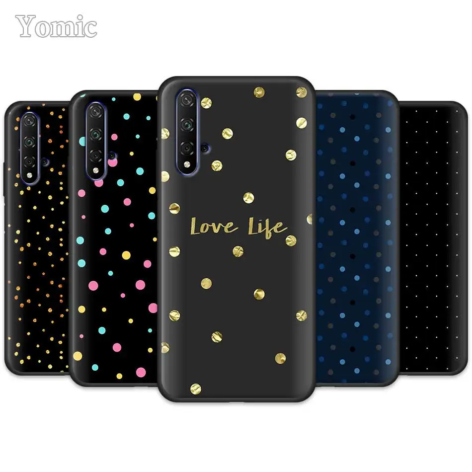 TPU Phone Case for Huawei Honor 20 Pro 9 10 20 Lite 7A 7C 7S 8A Pro 8X 8C 8S Black Silicone Soft Cases Cover Coque Polka Dot
TPU Phone Case for Huawei Honor 20 Pro 9 10 20 Lite 7A 7C 7S 8A Pro 8X 8C 8S Black Silicone Soft Cases Cover Coque Polka Dot