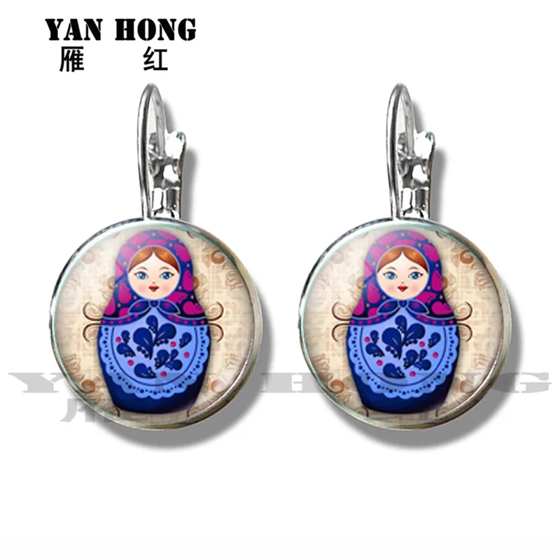 Russian doll Earrings Babushka nested doll cartoon doll 16MM Glass Earrings pendant, is the best decoration for birthday party.
Russian doll Earrings Babushka nested doll cartoon doll 16MM Glass Earrings pendant, is the best decoration for birthday party.