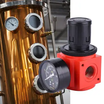 G1/4" G1/2" Air Control Compressor Pressure Relief Regulator Valve Adjustable Treatment Pressure Regulator Reduce Valve
G1/4" G1/2" Air Control Compressor Pressure Relief Regulator Valve Adjustable Treatment Pressure Regulator Reduce Valve