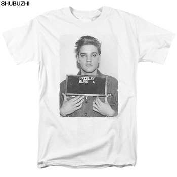 Authentic Elvis Presley Mug Shot Arrested Jail Photo Picture T-shirt top men white cotton tshirt summer brand top tees sbz4457 
Authentic Elvis Presley Mug Shot Arrested Jail Photo Picture T-shirt top men white cotton tshirt summer brand top tees sbz4457