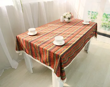 Bohemian Orange blue stripe Tablecloth Linen Cotton Table Cloth lacework Dining Tablecloth Rectangular vintage Table Cover B139
Bohemian Orange blue stripe Tablecloth Linen Cotton Table Cloth lacework Dining Tablecloth Rectangular vintage Table Cover B139