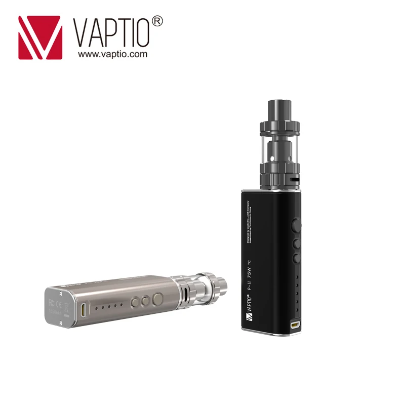 Vapor kit Electronic cigarette Vaptio P2 KIT 75W vape pen 1850mAh built-in battery Vape KIT 2.0ml atomizer for510 thread box mod
Vapor kit Electronic cigarette Vaptio P2 KIT 75W vape pen 1850mAh built-in battery Vape KIT 2.0ml atomizer for510 thread box mod