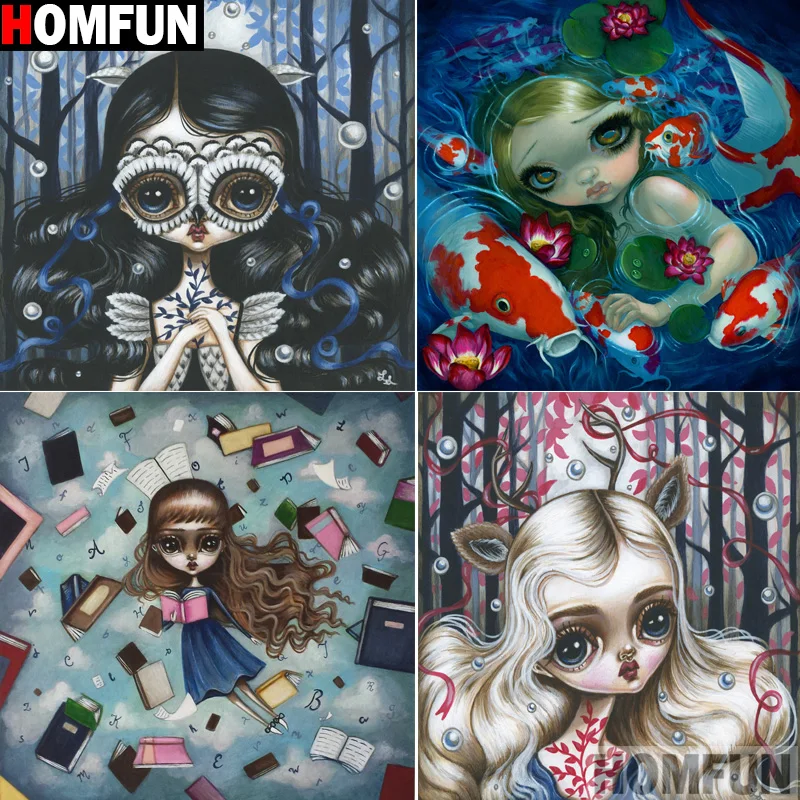 HOMFUN Full Square/Round Drill 5D DIY Diamond Painting "Cartoon girl" 3D Embroidery Cross Stitch 5D Home Decor Gift A14798
HOMFUN Full Square/Round Drill 5D DIY Diamond Painting "Cartoon girl" 3D Embroidery Cross Stitch 5D Home Decor Gift A14798