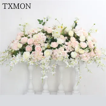 Custom wedding flower wall arrangement supplies silk rose artificial flower rows decoration romantic arch background decorations
Custom wedding flower wall arrangement supplies silk rose artificial flower rows decoration romantic arch background decorations