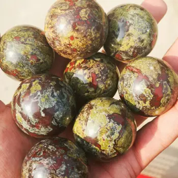 1pc Random Natural The dragon blood stone Quartz Crystal Sphere ball Healing
1pc Random Natural The dragon blood stone Quartz Crystal Sphere ball Healing
