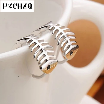 Luxury fashion popular fish bone earrings animal cute jewelry female simple temperament silver color earrings
Luxury fashion popular fish bone earrings animal cute jewelry female simple temperament silver color earrings