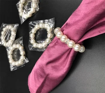 White Rhinestone Pearls Napkin Rings Wedding Napkin Buckle for Wedding Reception Party Table Decorations Supplies wen7131
White Rhinestone Pearls Napkin Rings Wedding Napkin Buckle for Wedding Reception Party Table Decorations Supplies wen7131