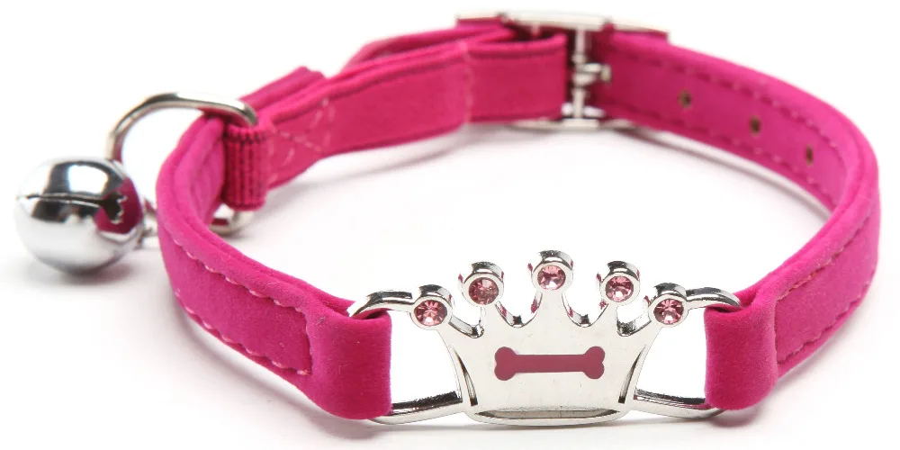 12pcs/lot Bling Crown Bone Enamel Cat Collar Pet Collar with Safety Elastic Belt & Bell
12pcs/lot Bling Crown Bone Enamel Cat Collar Pet Collar with Safety Elastic Belt & Bell