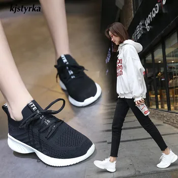 Kjstyrka chaussures femme 2019 breathable Fashion breathable women sneakers black white Vulcanize Female non-sliping espadrilles
Kjstyrka chaussures femme 2019 breathable Fashion breathable women sneakers black white Vulcanize Female non-sliping espadrilles