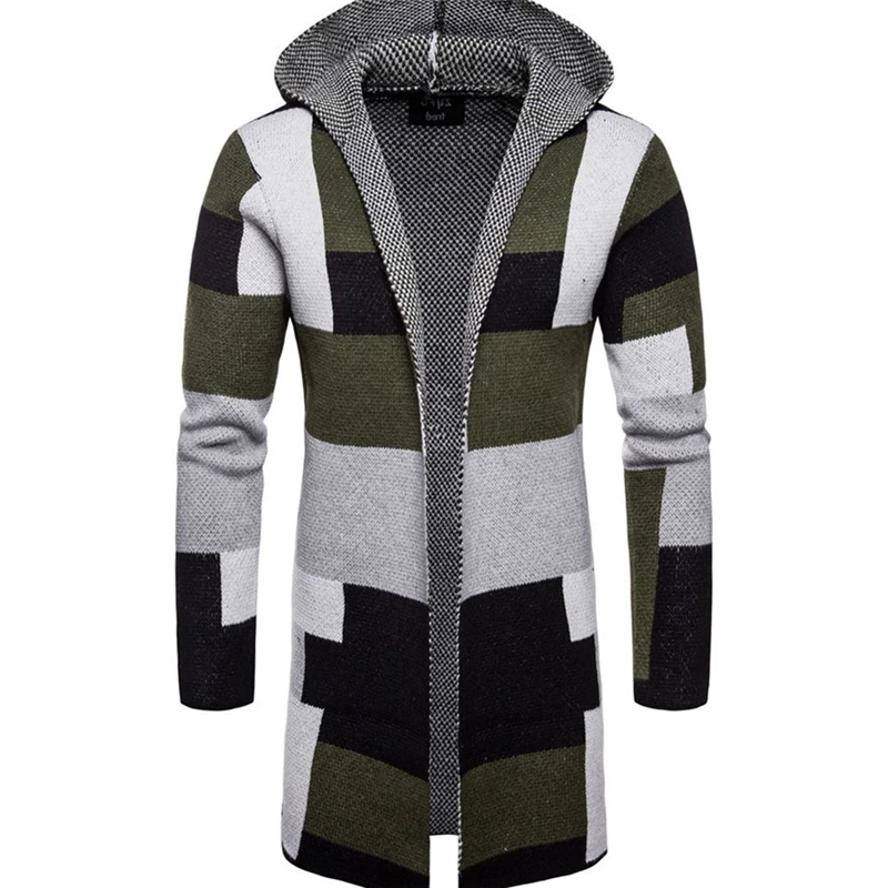Men fashion Jackets long style cardigan Outerwear sweater male Button drop ship foreign trade stripe color matching top coats
Men fashion Jackets long style cardigan Outerwear sweater male Button drop ship foreign trade stripe color matching top coats