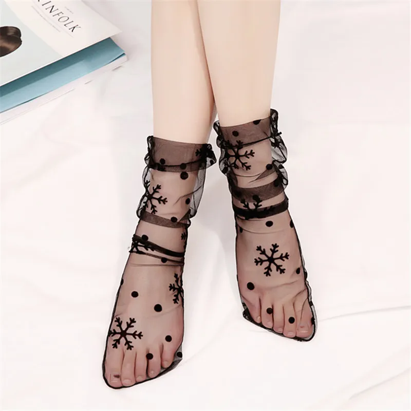 1Pair Women Lace Ruffle Ankle Sock Soft Comfy Sheer Silk Cotton Elastic Mesh Knit Frill Trim Transparent Women's Socks Drop Ship
1Pair Women Lace Ruffle Ankle Sock Soft Comfy Sheer Silk Cotton Elastic Mesh Knit Frill Trim Transparent Women's Socks Drop Ship