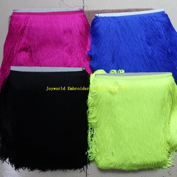 YACKALASI 10 Yds/Lot Nylon Latin Fringe Trimming Lace Soft Samba Dress Matte Color Fluor Yellow 28cm 
YACKALASI 10 Yds/Lot Nylon Latin Fringe Trimming Lace Soft Samba Dress Matte Color Fluor Yellow 28cm