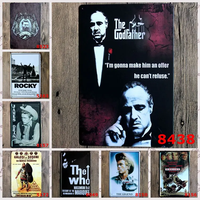 New 2016 Metal TIN SIGNS Hollywood Movie Retro Poster Vintage iron metal painting for Home Bar Cafe Pub wall Decor
New 2016 Metal TIN SIGNS Hollywood Movie Retro Poster Vintage iron metal painting for Home Bar Cafe Pub wall Decor