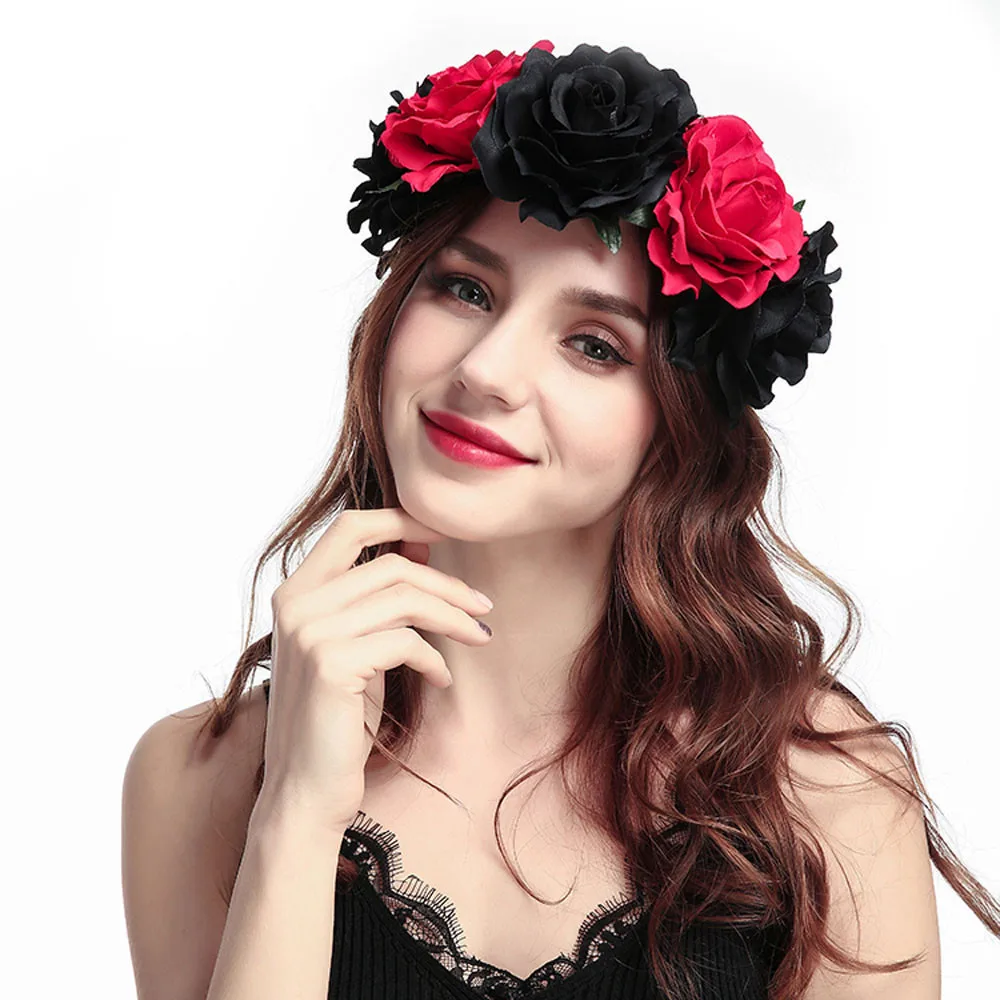 Bohemia Flower Hairband For Women Crown Floral Headband Party Wedding Bride Beach Headwear Elf Girls Ornament Hair Accessories
Bohemia Flower Hairband For Women Crown Floral Headband Party Wedding Bride Beach Headwear Elf Girls Ornament Hair Accessories