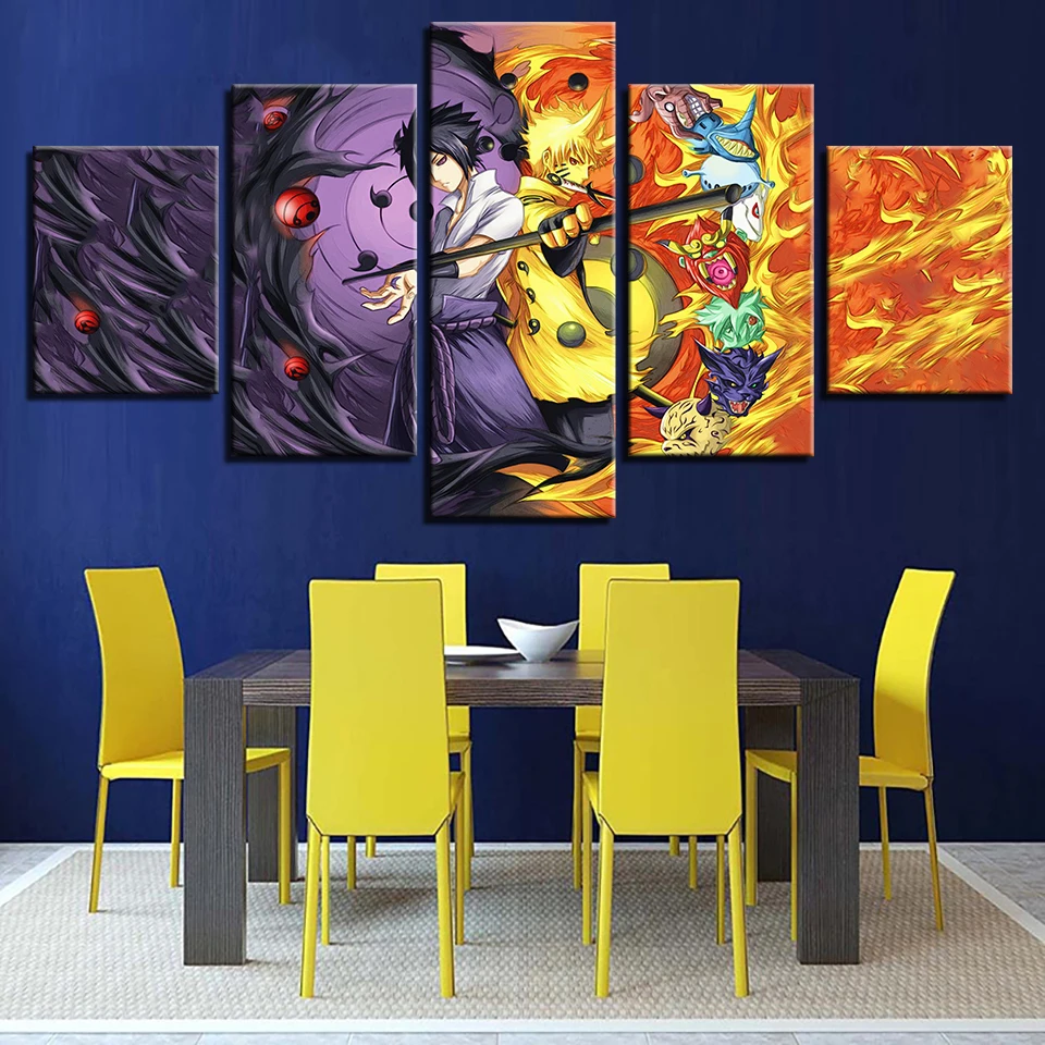 Modular Painting Printed Canvas Wall Poster 5 Panel Movie Naruto Framework Art Pictures Home Decoration HD Modern Living Room
Modular Painting Printed Canvas Wall Poster 5 Panel Movie Naruto Framework Art Pictures Home Decoration HD Modern Living Room