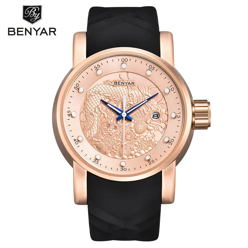 BENYARZodiac Dragon Mens Watches Military Army Top Brand Luxury Sports Casual Waterproof Watch Silicone Man Clocks Gold Men Gift
BENYARZodiac Dragon Mens Watches Military Army Top Brand Luxury Sports Casual Waterproof Watch Silicone Man Clocks Gold Men Gift
