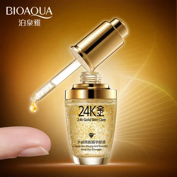 BIOAQUA Brand Skin Care 24K Gold Essence Anti Wrinkle Face Anti Aging Collagen Whitening Moisturizing Hyaluronic Acid Liquid
BIOAQUA Brand Skin Care 24K Gold Essence Anti Wrinkle Face Anti Aging Collagen Whitening Moisturizing Hyaluronic Acid Liquid