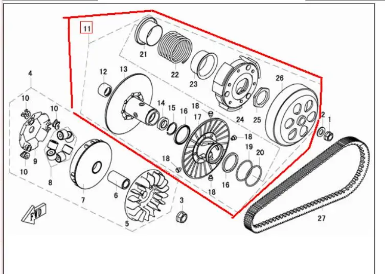 CLUTCH ASSY./DRIVEN WHEEL SUIT FOR CF MOTO CF 250 JETMAX MOTORCYCLE PARTS NO. IS 01AD-052000
CLUTCH ASSY./DRIVEN WHEEL SUIT FOR CF MOTO CF 250 JETMAX MOTORCYCLE PARTS NO. IS 01AD-052000