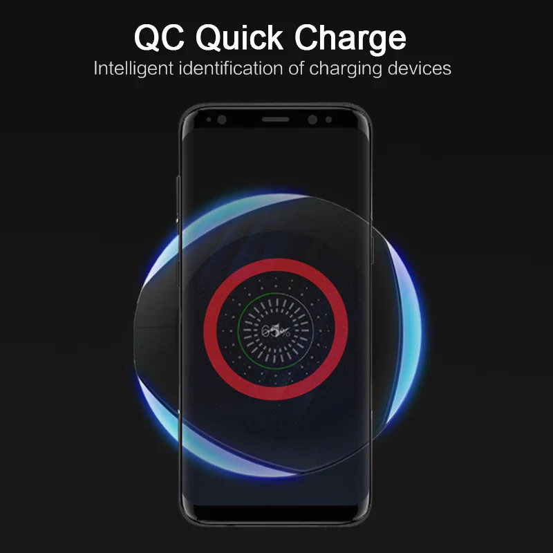 2019 Newly Portable Universal Wireless QC3.0 Quick Charger Is Compatible with 20W/15W/10W/ 7.5w Fast Charging for Iphone Samung
2019 Newly Portable Universal Wireless QC3.0 Quick Charger Is Compatible with 20W/15W/10W/ 7.5w Fast Charging for Iphone Samung