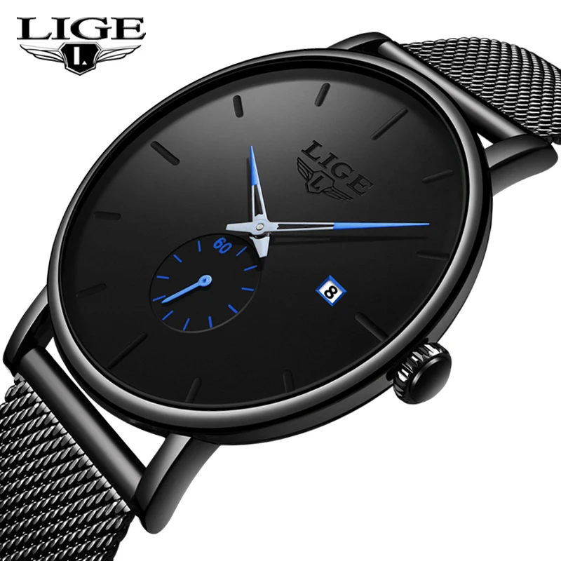 2019 LIGE New Mens Watches Male Fashion Top Brand Luxury Stainless Steel Quartz Watch Men Casual Sport Waterproof Watch Relojes
2019 LIGE New Mens Watches Male Fashion Top Brand Luxury Stainless Steel Quartz Watch Men Casual Sport Waterproof Watch Relojes