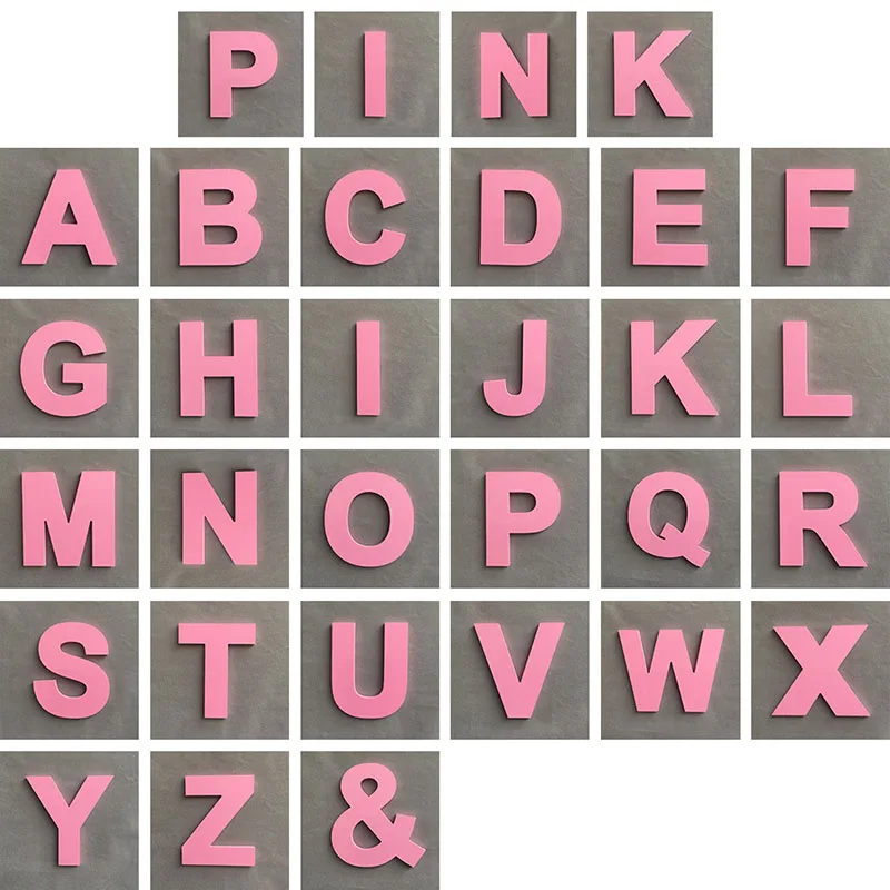 Glitter Pink Upper Case Letters Home Decor Cute Kid's Early Education Wall Stickers Handmade Wedding Party Background Wall Decor
Glitter Pink Upper Case Letters Home Decor Cute Kid's Early Education Wall Stickers Handmade Wedding Party Background Wall Decor